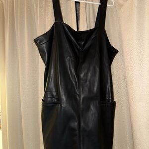 Abercrombie Black Leather Dress